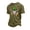 Army Green, variant on GrmtClth Men's Shirts Street‑casual Tone Retro Goat Head Pretzel Beer Cup Bavarian Print Casual Short Sleeve Tee Tops Daily Wear Mint Green M