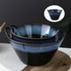 thumbnail image 1 of de para ramen, cuenco de miso para fideos Udon japonés con palillos y s, platos para mojar, cuenco de esmalte reactivo único Macarena Cuenco de ramen de porcelana, 1 of 8