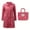 Red, variant on Bmisegm Fashion Rain Jacket Women Lightweight Long Raincoat Lined Rain Coat with Hood Windbreaker Trench Outdoor Active Anorak Jacket Women Blue One Size