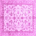 thumbnail image 1 of Ahgly Company Indoor Square Oriental Purple Traditional Area Rugs, 4' Square, 1 of 4