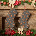 thumbnail image 6 of Lsque cute fall fox leaf Pattern 18 Inch Christmas Stockings, Festive Holiday Stocking for Christmas Decorations Holiday Decor, 6 of 7