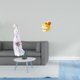 thumbnail image 2 of Figura de escritorio,Estatua de niña linda de escritorio,adorno nórdico moderno,Figura de niña para oficina,porche,dormitorio y sala de estar.,Estatua de serpiente de dibujos, 2 of 8