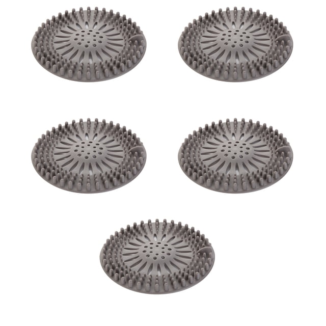 Tapón para el cabello de silicona, cubierta de drenaje para ducha, juego fácil de instalar y limpiar, bañera y cocina para baño