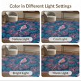thumbnail image 7 of ODIKA 9'x12' Washable Area Rug Non-Shedding, Easy Care Fish Medallion With Coral Reef Scallop Motifs Mermaid Gradient Refined for Master Suite, California King, Under Bed, 7 of 7