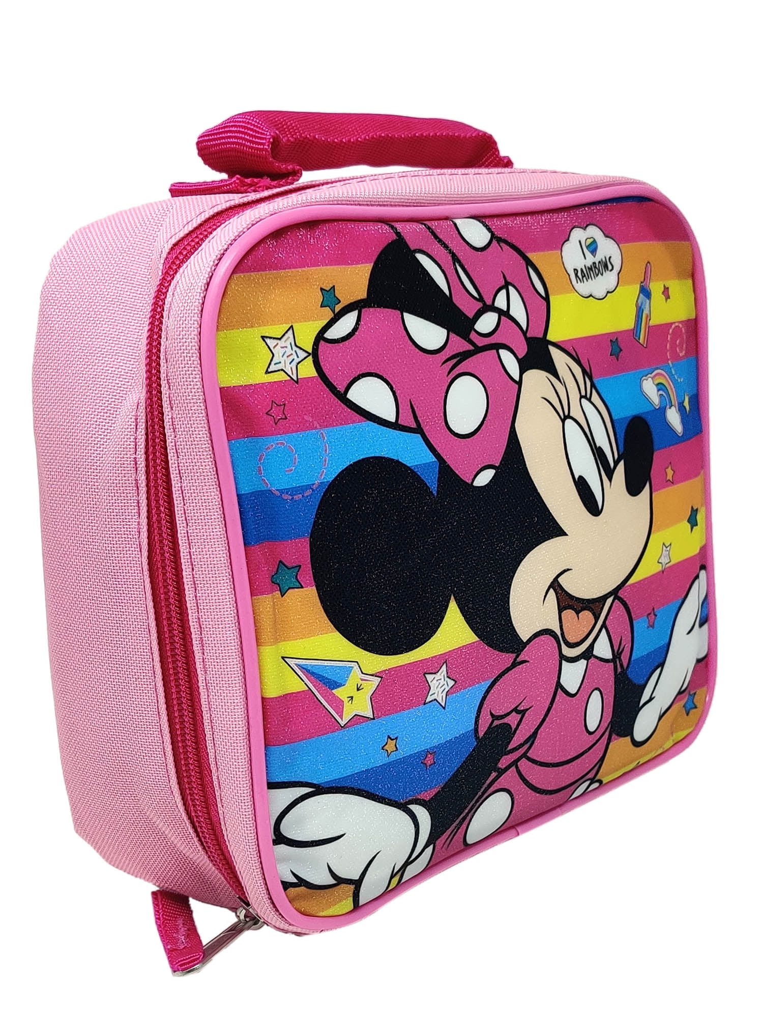 Minnie Mouse Lunch Bag Insulated Disney Smiles Bows Girls Pink School  Daycare