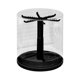 thumbnail image 3 of Vitrina transparente giratoria para llaveros, estante que ahorra espacio, apilable, para exhibir adornos en el hogar, gabinetes y escritorios. Negro, 3 of 8