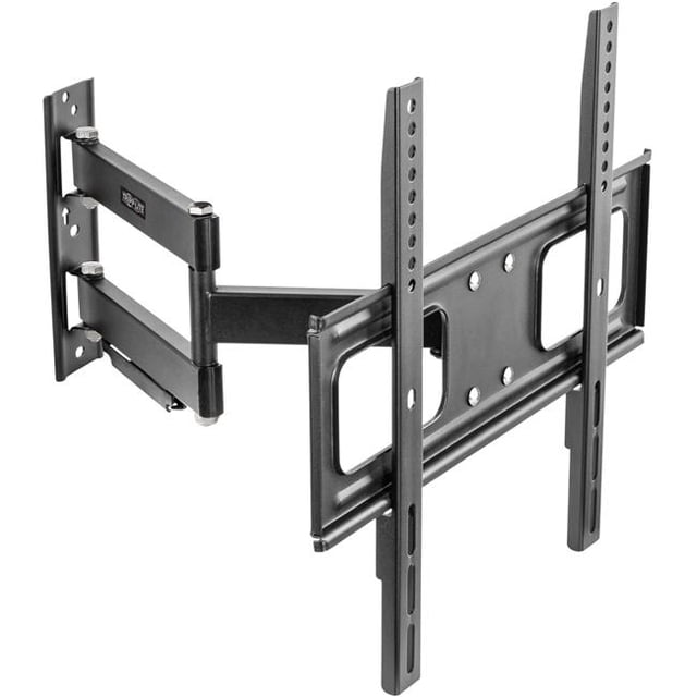 Support Mural TV 32-70 Po. Extérieur Pivotant Inclinable Bras Entièrement Articulé