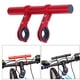 thumbnail image 4 of Naiovety Extensor de manillar de bicicleta con abrazaderas dobles soporte de extensión estante de montaje Universal al aire libre ciclismo de Ciclismo Rojo Aleación de aluminio Naiovety OD020549-05B, 4 of 6