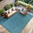 thumbnail image 6 of CAMILSON Solid Washable Waterproof Outdoor Indoor Area Rug Gray 8x10, 6 of 9