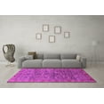 thumbnail image 3 of Ahgly Company Indoor Square Oriental Pink Industrial Area Rugs, 6' Square, 3 of 4