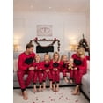 thumbnail image 5 of Valentines Day Matching Family Pajamas Set Love Heart Pattern Family Matching Outfits, 5 of 10