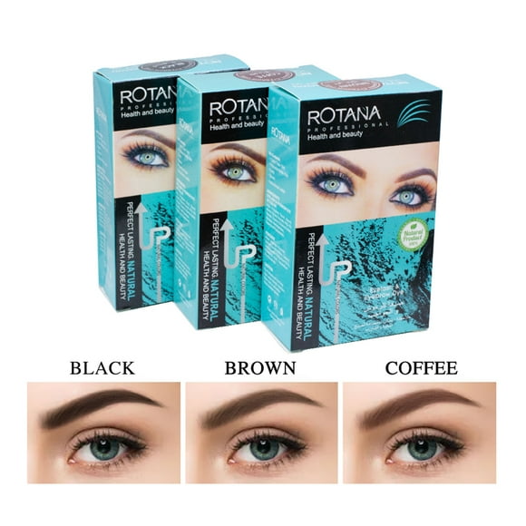 Professional Semi Permanent Mascara Color Brow Lashes Dye Eyebrow Eyelash Tint Kit