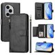 thumbnail image 1 of Compatible For Honor 400 Pro 5g (global) Case Zipper Pocket Multiple Card Slots Leather Phone Cover, 1 of 5