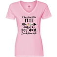 thumbnail image 3 of Inktastic I Have 2 Titles Titi and Dog Mom I Rock Them Both Women's V-Neck T-Shirt, 3 of 5