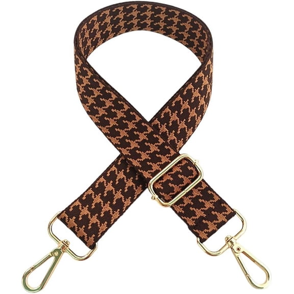 Kukuzhu Fashion Purse Straps Replacement Wide Shoulder Strap Crossbody Handbag Strap Adjustable Gold Hardware Bag Accessory