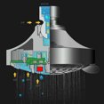 thumbnail image 4 of Small water-saving shower head, 4 of 5
