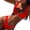 Red, variant on Womens Sexy 2 Piece Bikini Set Scoop Neck Metal Buckle Front Bra Swimsuit Low Waist High Cut Thong Solid Color Bathing Suit Beachwear