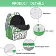 thumbnail image 4 of Floral and Leopard Print Student Backpack - Stylish Breathable School Bag, 4 of 5