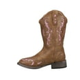 thumbnail image 3 of Roper Girls Glitter Gypsy Square Toe Cowboy    Casual Mid Calf Boots, 3 of 5