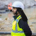 thumbnail image 2 of 3 Pieces Hard Hat Liner With Neck Flap Cooling Skull Caps Liner Sweat Wicking Cap With Tail Shade F, 2 of 5