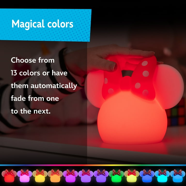Disney Color Changing Minnie Mouse LED Tabletop Lamp Disney Color Changing Minnie Mouse LED Tabletop Lamp