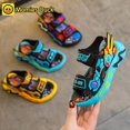 thumbnail image 2 of Summer Children's Cartoon Hook and Loop Sandals Wear-resistant Non-slip Comfortable Beach Shoes, 2 of 4