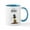 White/Blue Inside, variant on CafePress - Baseball Aaugh! Mug - 11 oz Ceramic Mug - Novelty Coffee Tea Cup