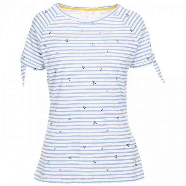 Trespass - Camiseta Penelope para chica mujer (Rayas Denim Blanco)
