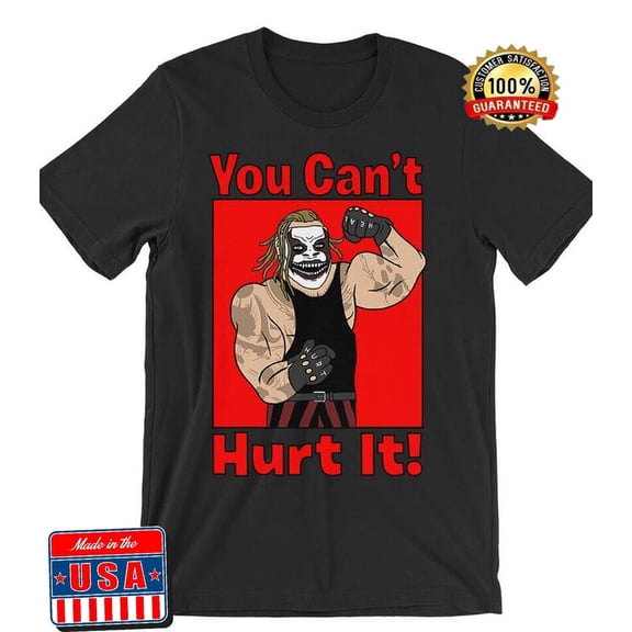 Bray Wyatt you cant hurt me NEW black T-shirt short sleeve cotton Black T-Shirt