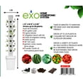 thumbnail image 6 of Exo Hydroponics 7 Tier Vertical Garden Planter Tower, Vertical gardening Indoor/outdoor, 28 Stacking Garden Pots, Includes Irrigation Tubing & Water Pump, 100% Money Back Guarantee, 6 of 9