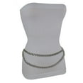thumbnail image 2 of Hot Women Belt Silver Metal Chain Links Hip Waist New Elegant Dressy Fashion Accessories, 2 of 6