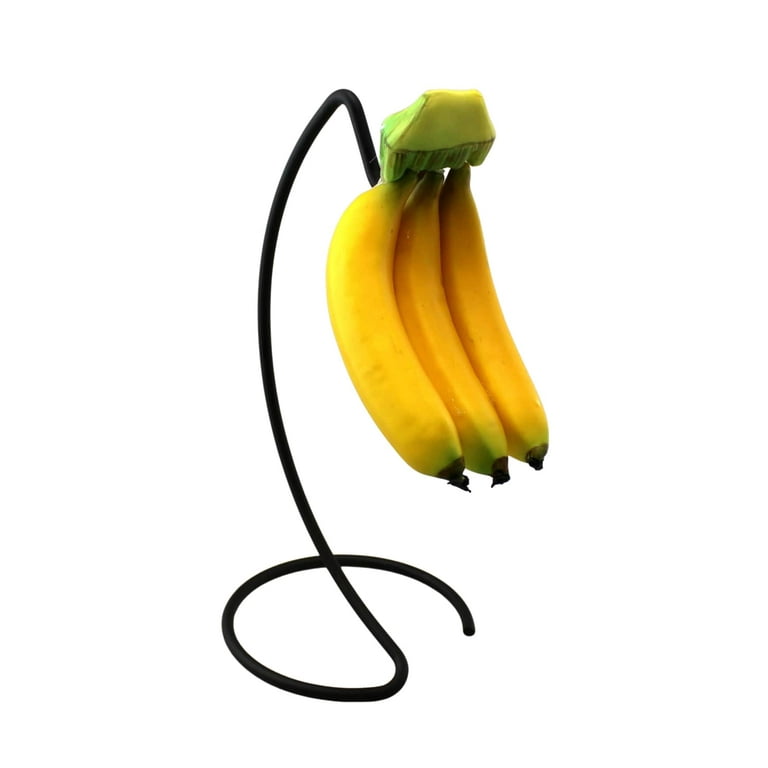 Dependable Industries Matte Black Banana Stand Holder for Even
