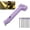 Purple, variant on Camping Hammer with 8 Pegs, Tent Stake Driver, Puller & Bottle Opener with Storage Handle, Lightweight Mallet for Outdoor Hiking Camping Backpacking (Purple)