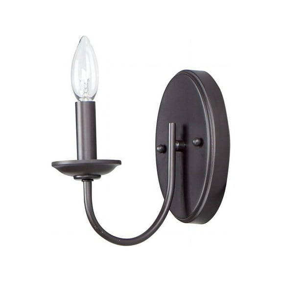 Maxim 10351OI 5 in. Logan 1 Light Oil Rubbed Bronze Wall Sconce Wall Light