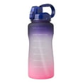 thumbnail image 1 of MOQIN 2200ML Outdoor Sports Water Bottle - Leakproof Hiking/Camping Hydration Jug with Handle,BPA Free Fitness 77oz Sports Water Jug,Ensure You Drink Enough Water Daily for Gym Outdoor Sports, 1 of 5