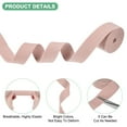 thumbnail image 2 of Bandas Elásticas Uxcell para Coser, 1 Pulgada 4 Yardas Carrete de Elástico de Punto [Rosa], 2 of 7
