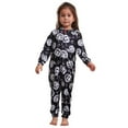 thumbnail image 3 of BULLPIANO Halloween Pajamas for Family Skeleton Pumpkin Printed Long Sleeve Jumpsuits Matching Family Pajama Couple Funny Matching Pjs, 3 of 9
