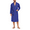 Cobalt Blue, variant on MAYFISH Men's Pure Cotton Robe, Lightweight and Soft, Long Summer Sleepwear 100% Cotton Robe with Pockets (Cobalt Blue, XL)