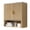 White, variant on 23" Bathroom Wall Cabinets Over The Toilet with Adjustable Shelf,Wall Mounted Storage Cabinet for Laundry Room Kitchen