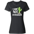 thumbnail image 3 of Inktastic I Am Not a Hugger with Cactus Women's T-Shirt, 3 of 5