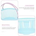 thumbnail image 2 of FESTFENDS 2 Pcs Panier de Rangement Magasinage Bleu Ciel Plastique à Main pour Bureau, 2 of 4