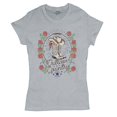thumbnail image 5 of Outlaw Country Cowgirl Boots And Roses T-Shirt Western Rodeo Floral Cowgirl Hat Vintage Southern Rustic Women's Tee, 5 of 7