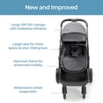 thumbnail image 3 of Mompush Wiz Cochecito de bebé convertible 2 en 1 con modo moisés - Cochecito infantil plegable para explorar más en familia - Cochecito infantil con asiento reversible, 3 of 5
