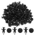 thumbnail image 2 of Unique Bargains  100pcs Plastic Rivet Push Type Bumper Fastener Retainer Clip 9mm for Car, 2 of 2