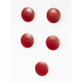 thumbnail image 3 of Audio-Visual Direct High Powered Magnets for Glass Dry-Erase Boards, Set of 5 Red, 3 of 4
