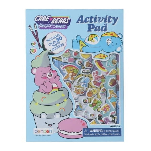 Puffy Sticker Activity Pad - Care Bears