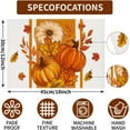 thumbnail image 6 of Pumpkins Thanksgiving Fall Maple Leaves Placemats Set of 4, 12x18 Inch Autumn Thanksgiving Indoor & Outdoor Table Mats for Holiday Party Kitchen Dining Room Decoration, 6 of 7