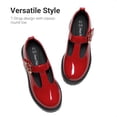 thumbnail image 4 of DREAM PAIRS Girls Mary Jane Shoes, Platform School Uniform Dress Shoes with Adjustable Buckle Strap, Chunky Sole T-Strap Casual Flats, 4 of 6