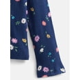 thumbnail image 3 of Wonder Nation Toddler Girls' Ribbed Cardigan with Long Sleeves, Sizes 18M-5T, 3 of 3