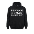 thumbnail image 2 of Sudadera con capucha para hombre, de moda 2021, con mensaje divertido y sarcástico, con texto "No acaricio a los humanos", para el día del trabajo, para motociclistas, 2 of 5